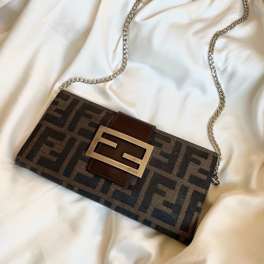 SOLD Fendi Zucca Wallet on Chain